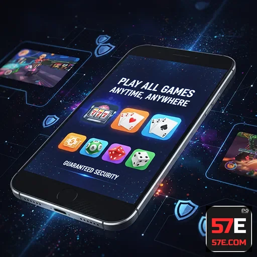 Mobile casino gaming experience on a smartphone - 57e