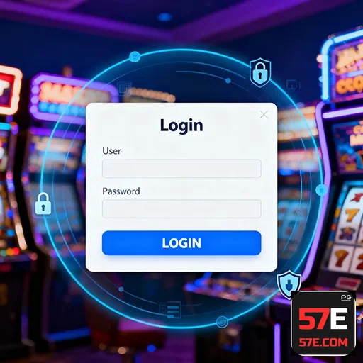 Mobile casino gaming experience showcasing security and accessibility - 57e